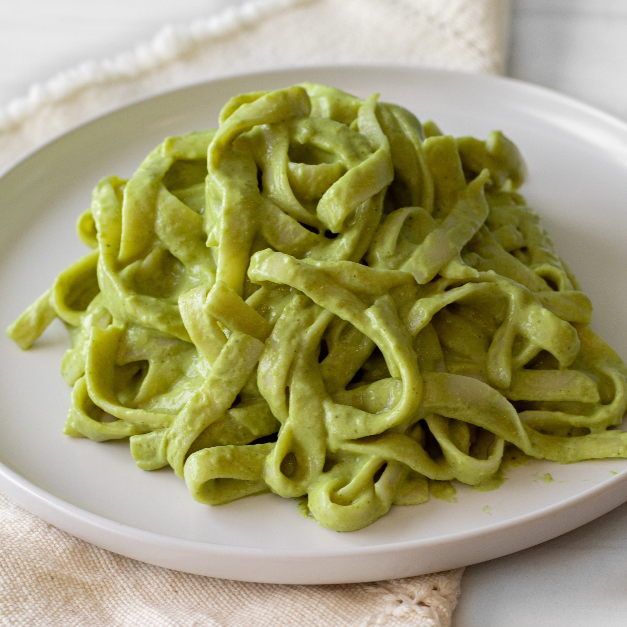 Fetuccini en Crema de Poblano