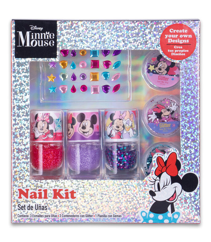 Set de uñas Minnie Mouse