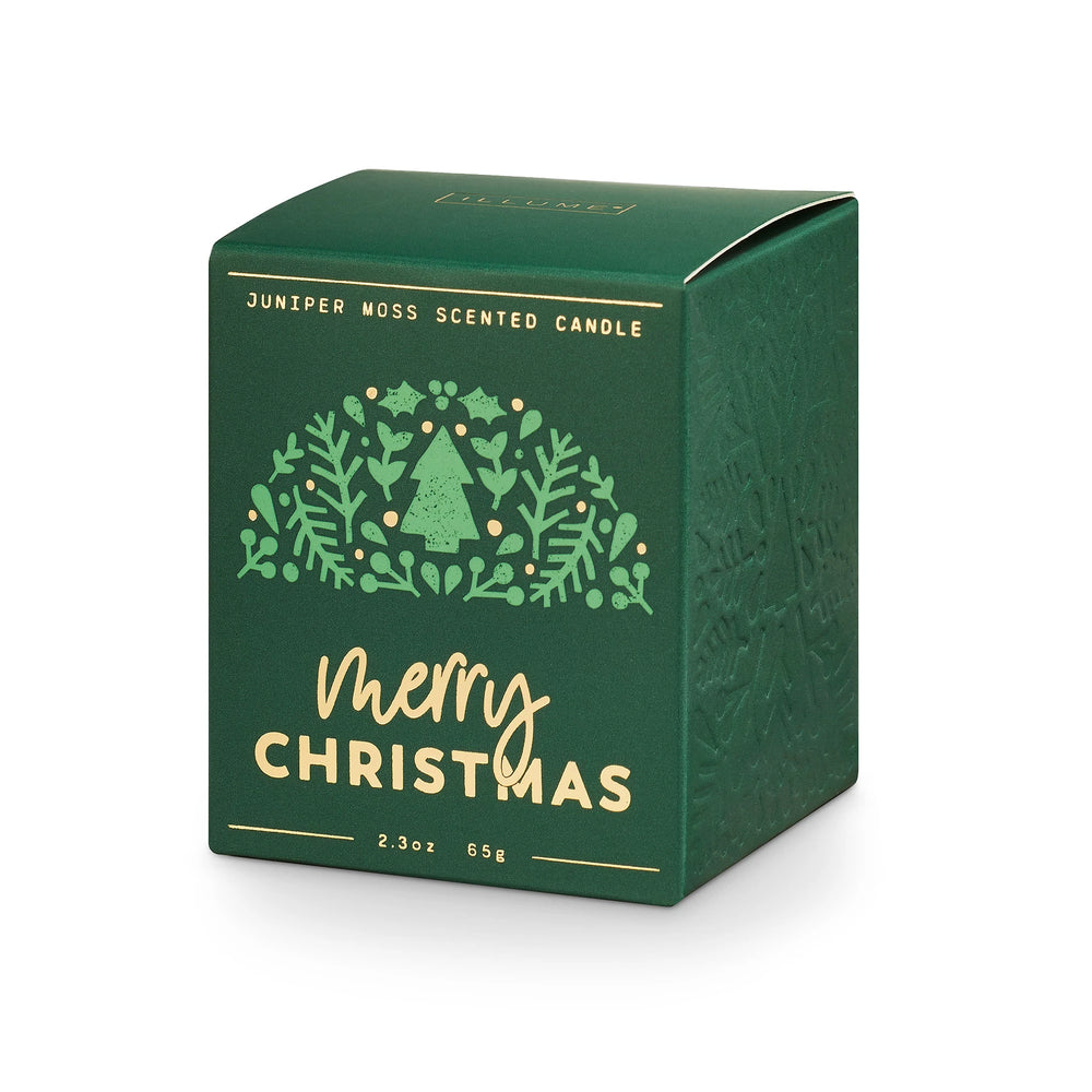 Good Cheer Boxed Votive Candle - Green