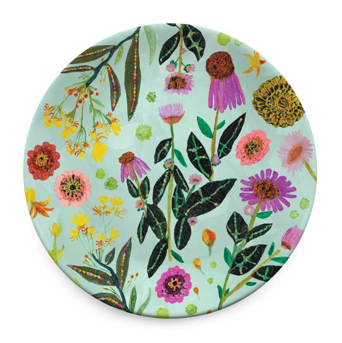 Wildflowers - Juego de 4 platos con diseños variados