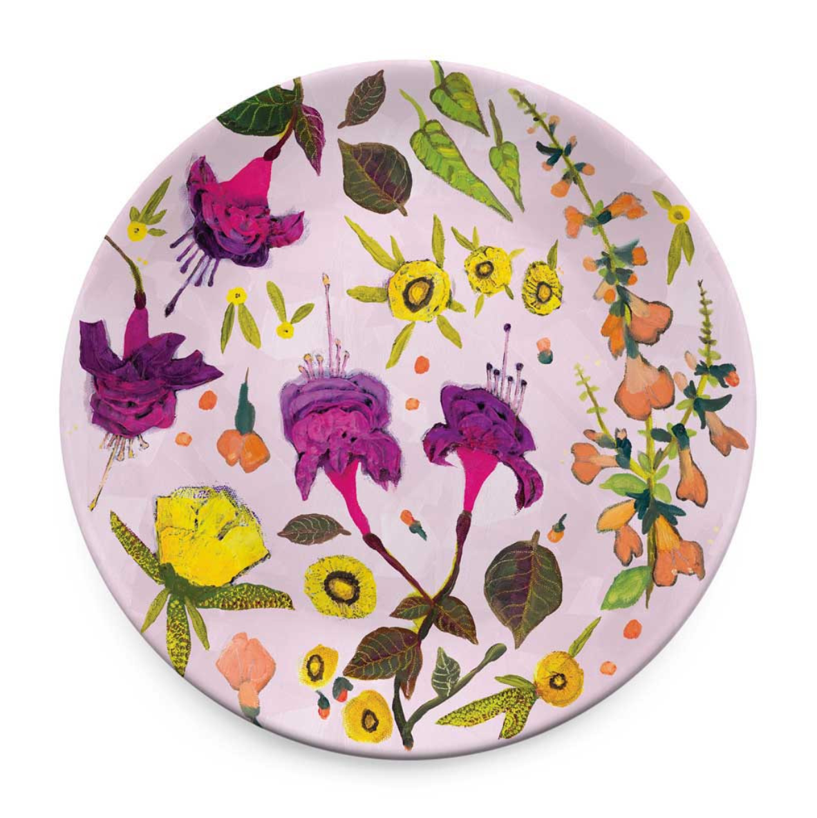 Wildflowers - Juego de 4 platos con diseños variados